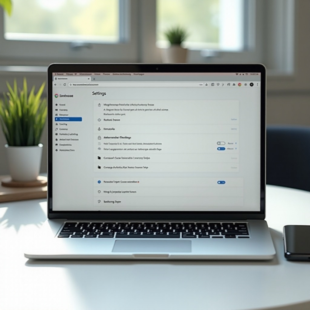 Chromebook에서 화면의 손을 되돌리는 방법